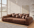 Canapea extensibilă cu 2 lazi de depozitare Big Sofa Verona Brown 305x110 cm | Dumonde Furniture & Deco Concept.