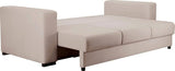 Canapea extensibila cu lada de depozitare Gloria Bej 250x100 cm | Dumonde Furniture & Deco Concept.