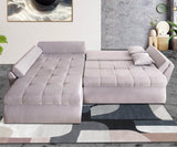 Colțar extensibil cu ladă de depozitare Loana Grey II 275x185 cm | Dumonde Furniture & Deco Concept.